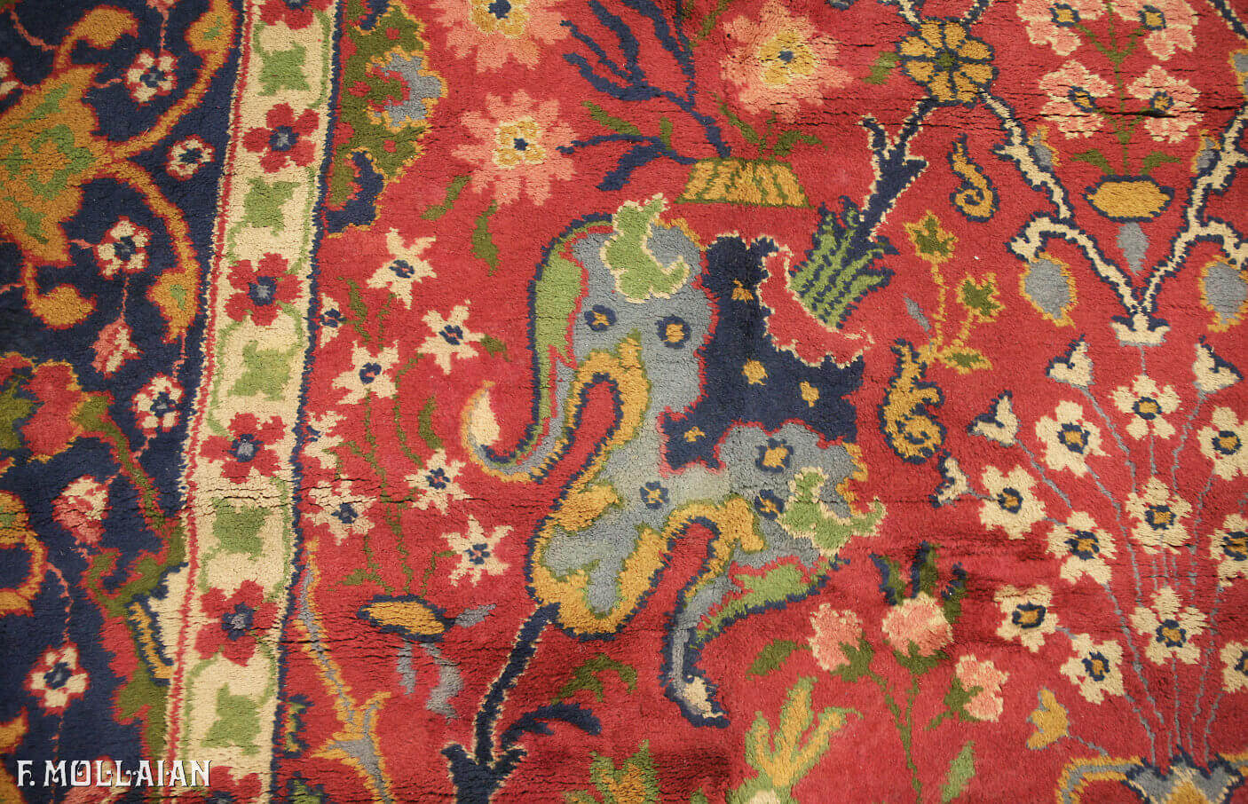 A Very Large Antique English Donegal Carpet n°:42237089
